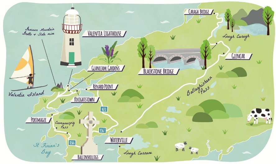 Guardian Travel road-trip maps Ireland 