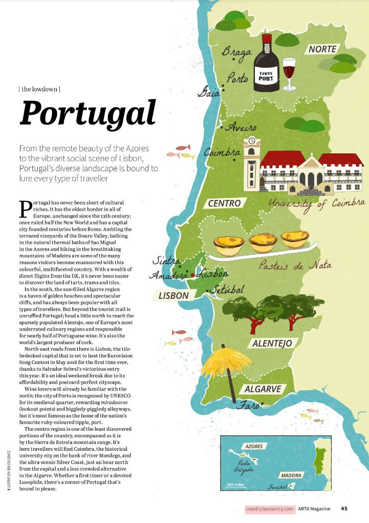 Map of Portugal