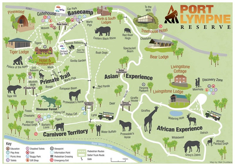 port lympne visitor map