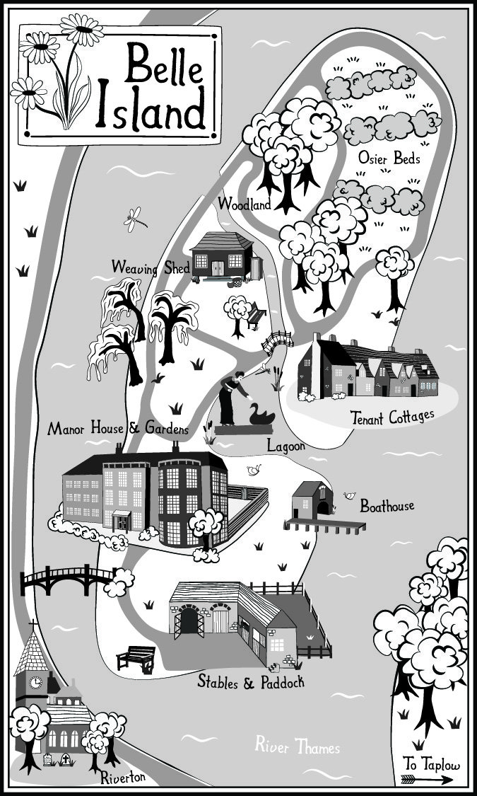 Belle Island Map