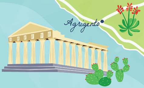 Sicily-Agrigento-map