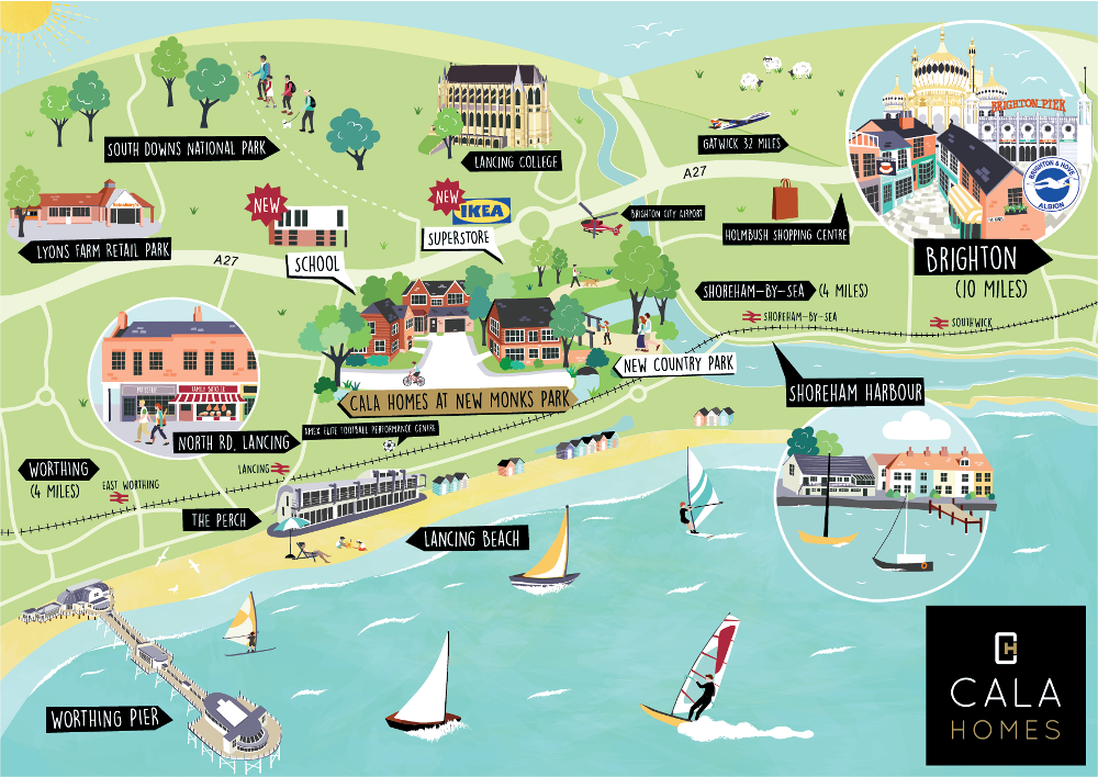 New housing development map