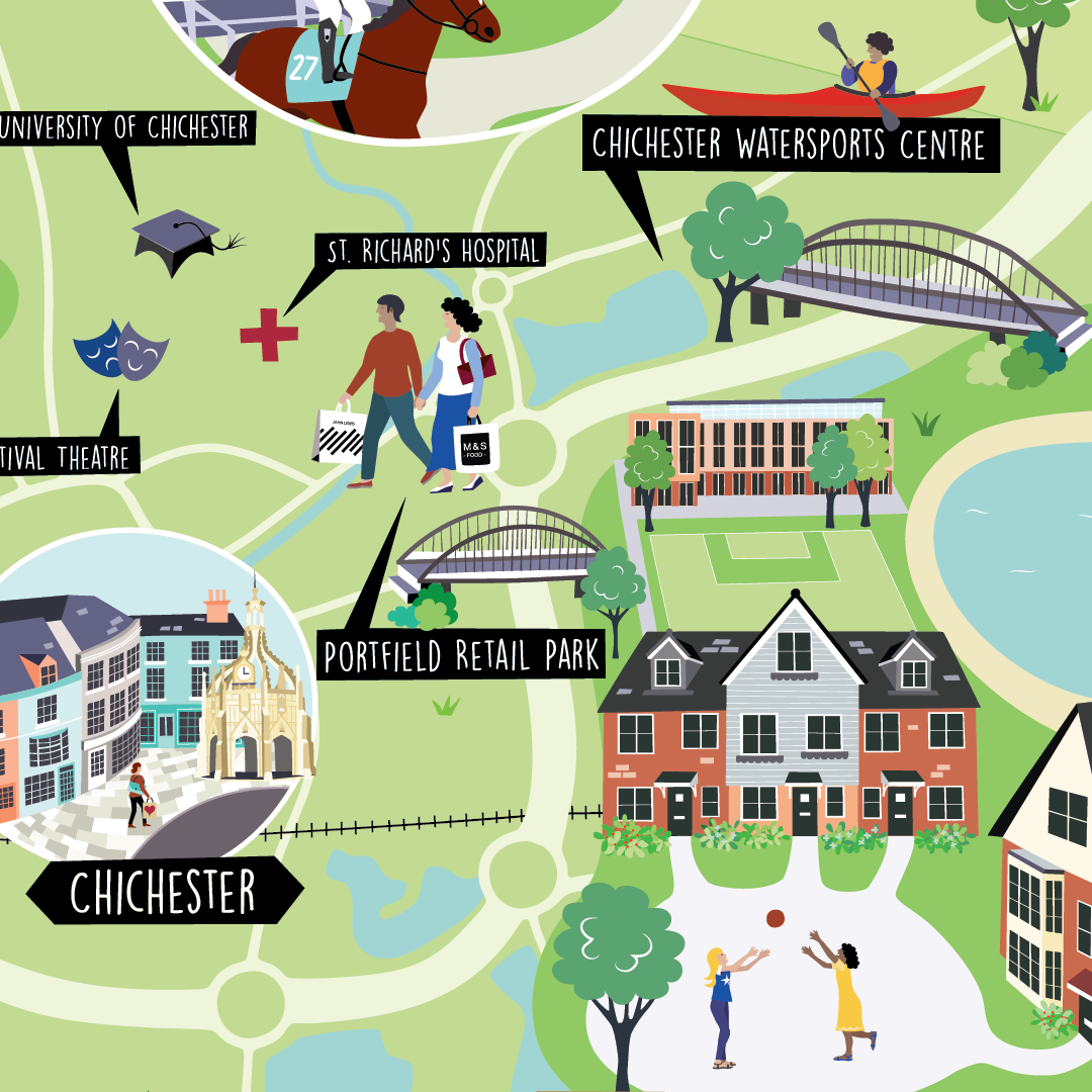 Shopwyke housing development map