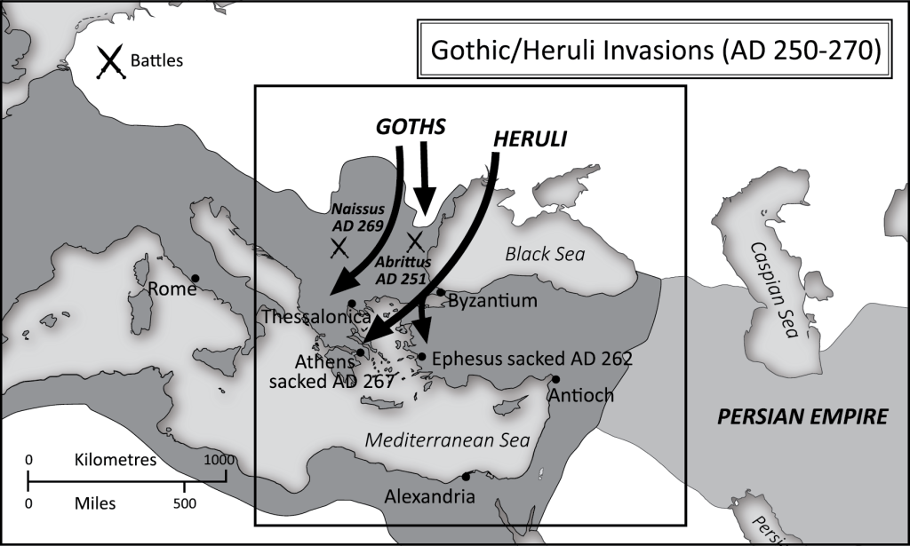 historical Roman empire map