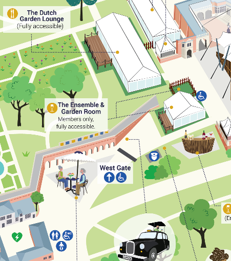 Opera Holland Park Map details